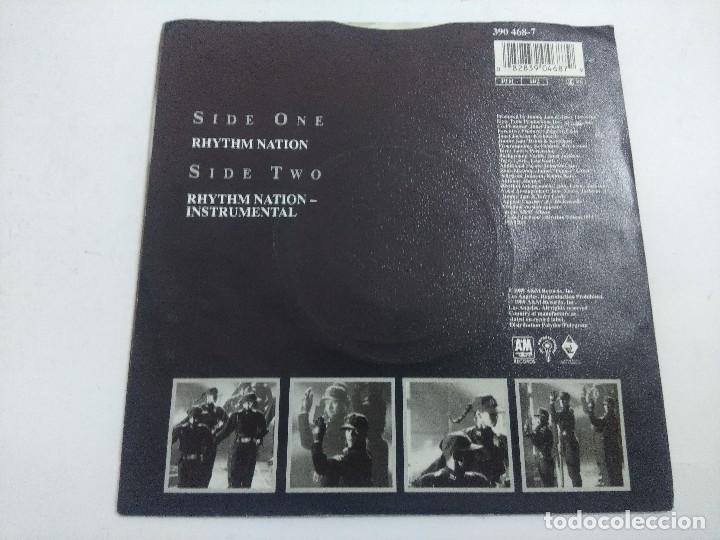 Discos de vinilo: SINGLE/JANET JACKSON/RHYTHM NATION. - Foto 3