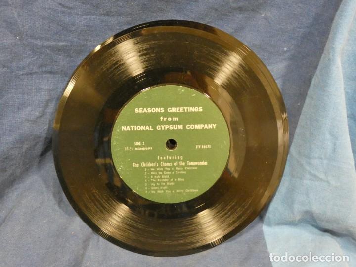 Discos de vinil: BOXX129 SINGLE 7 PULGADAS USA ESTADO DECENTE SEASONS GREETINGS FROM NATIONAL GYPSUM COMPANY