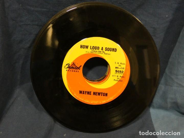 Vinyl records: BOXX129 SINGLE 7 PULGADAS USA ESTADO DECENTE WAYNE NEWTON HOW LOUD A SOUND-.EXCUSE ME BABY