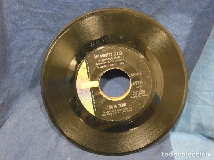 Vinyl records: BOXX129 SINGLE 7 PULGADAS USA ESTADO DECENTE JAN & DEAM MY MIGHTY G.T.O-THE LITTLE OLD LADY