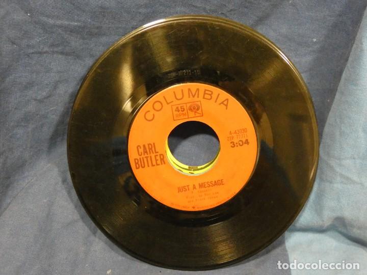 Vinyl records: BOXX129 SINGLE 7 PULGADAS USA ESTADO DECENTE CARL BUTLER JUSTA A MESSAGE-I'M HANGING UP THE PHONE