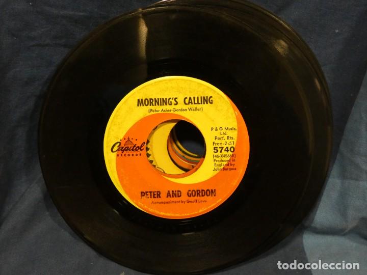 Vinyl records: BOXX129 SINGLE 7 PULGADAS USA ESTADO DECENTE PETER AND GORDON MORNING'S CALLING-LADY GODIVA