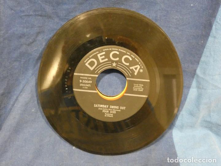 Vinyl records: BOXX129 SINGLE 7 PULGADAS USA ESTADO DECENTE FOUR ACES TAKE MY HEART-SATURDAY SWING OUT