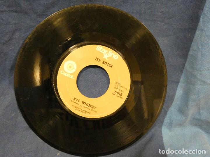 Disques de vinyle: BOXX129 SINGLE 7 PULGADAS USA ESTADO DECENTE TEX RITTER DECK OF CARDS RYE WHISKEY
