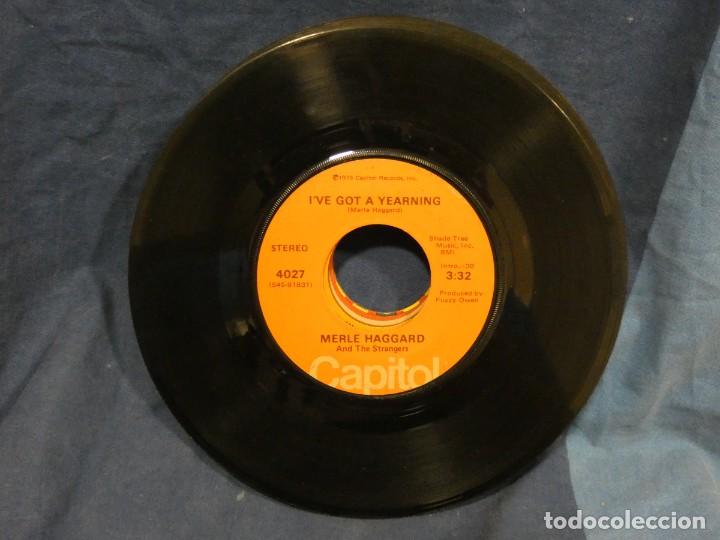 Vinyl records: BOXX129 SINGLE 7 PULGADAS USA ESTADO ACEPTABL MERLE HAGGARD ALWAYS WAITING YOU I VE GOT A YEARNING