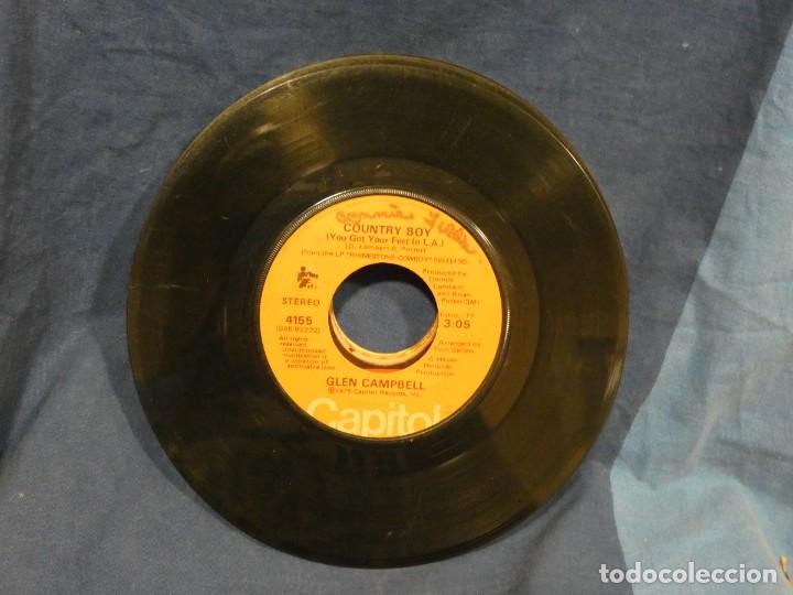 Vinyl records: BOXX129 SINGLE 7 PULGADAS USA ESTADO ACEPTABLE GLEN CAMPBELL COUNTRY BOY RECORDS COLLECTOR DREAM