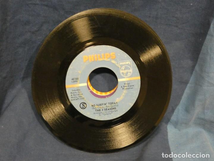 Vinyl records: BOXX129 SINGLE 7 PULGADAS USA ESTADO ACEPTABLE 4 SEASONS DAWN (GO AWAY) - NO SURFING TODAY