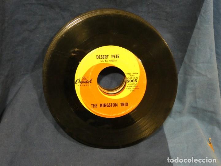 Disques de vinyle: BOXX129 SINGLE 7 PULGADAS USA ESTADO ACEPTABLE KINGSTON TRIO DESERT PETE - BALLAD OF THE THRESHER