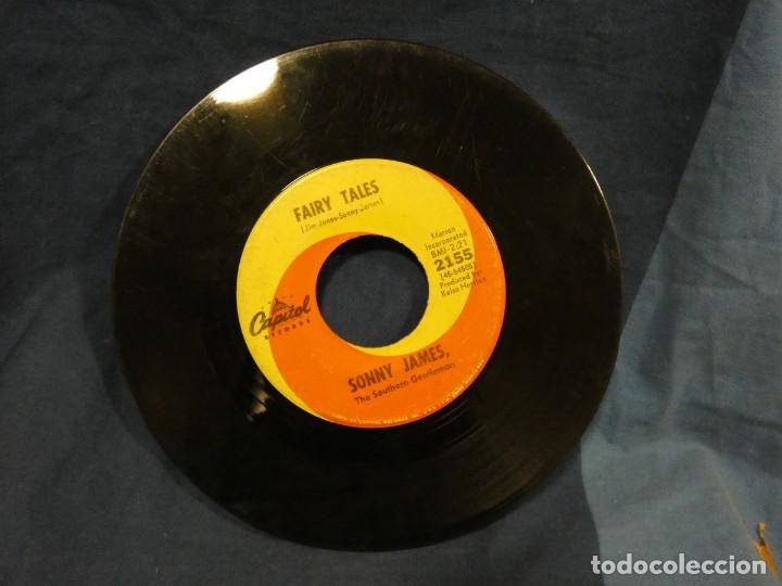 Disques de vinyle: BOXX129 SINGLE 7 PULGADAS USA ESTADO ACEPTABLE SONNY JAMES FAIRY TALES - HEAVEN SAYS HELLO