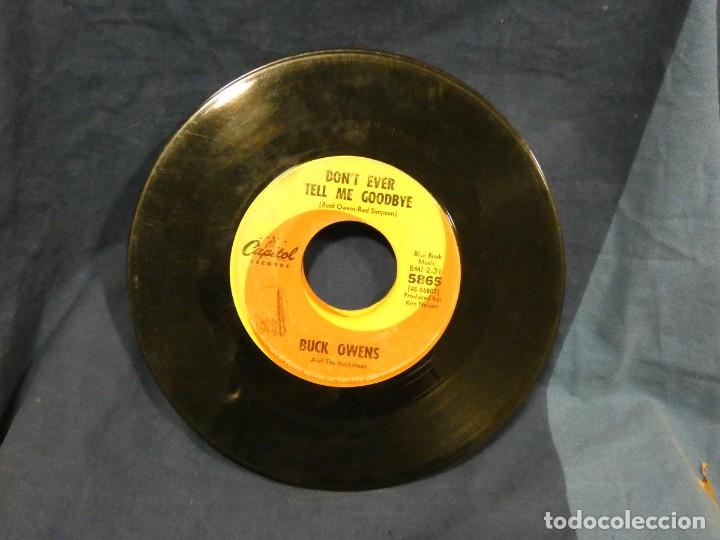 Disques de vinyle: BOXX129 SINGLE 7 PULGADAS USA ESTADO ACEPTABLE BUCK OWENS DON'T EVER TELL ME GOODBYE - SAM'S PLACE