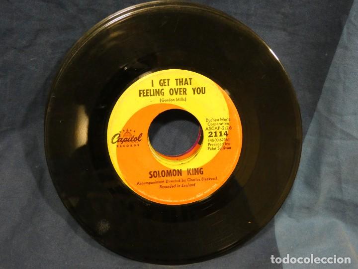 Disques de vinyle: BOXX129 SINGLE 7 PULGADAS USA ESTADO ACEPTABLE SOLOMON KING I GET THAT FEELING OVER YOU
