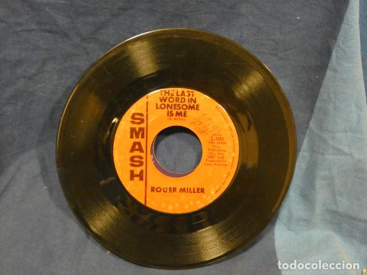 Vinyl records: BOXX129 SINGLE 7 PULGADAS USA ESTADO ACEPTABLE ROGER MILLER LAST WORD IN LONESOME..- EGINE ENGINE #9
