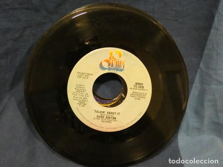 Disques de vinyle: BOXX129 SINGLE 7 PULGADAS USA ESTADO ACEPTABLE MARK ASHTON TALKING ABOUT IT