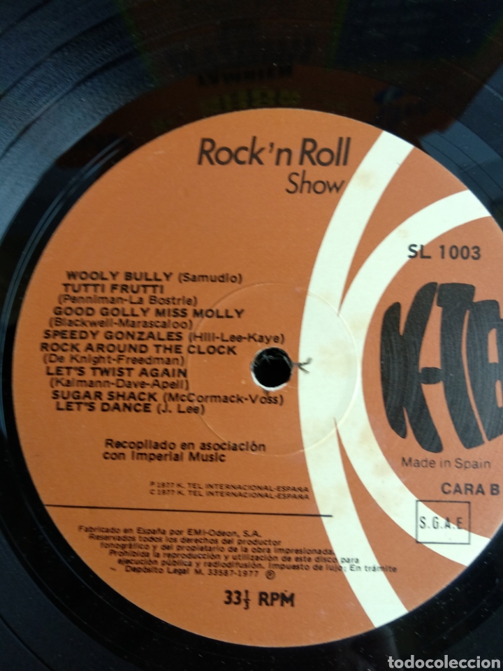 Discos de vinilo: *K-TEL ROCK N ROLL SHOW, EMI-ODEON, 1977 A4 - Foto 4