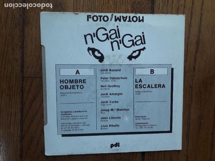 Discos de vinilo: Ngai ngai - hombre objeto + la escalera - Foto 2