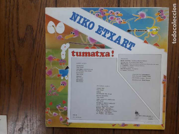 Discos de vinilo: Niko etxart - tumatxa ! - Foto 2