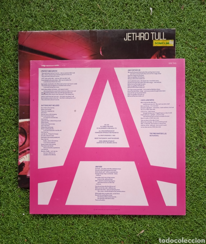 Discos de vinilo: Jethro Tull &ndash; A, Chrysalis &ndash; CDL 1301, 1980, Spain. - Foto 4