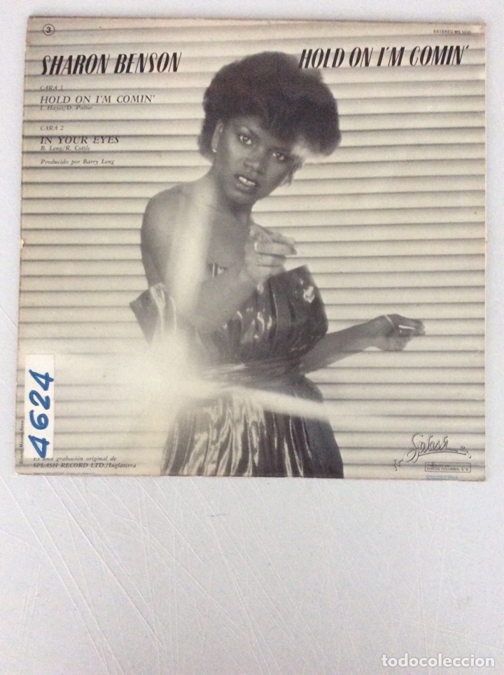 Discos de vinilo: Sharon Benson. Hold on I&rsquo;m comin&rsquo; - Foto 2