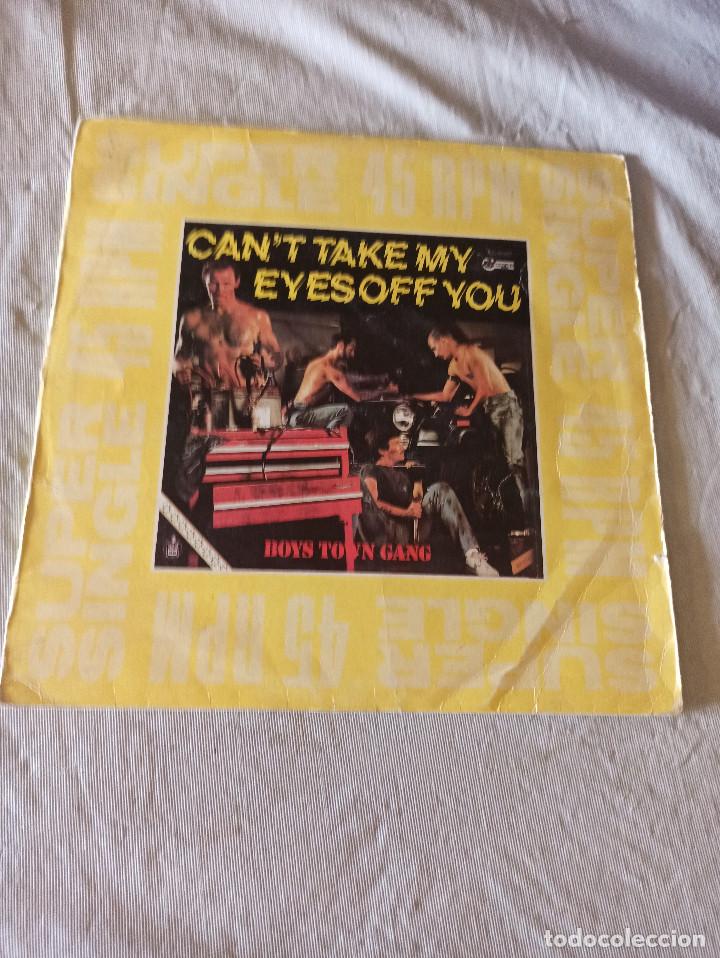 Discos de vinilo: CAN&acute;T TAKE MY / EYES OFF YOU - Foto 1