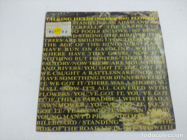Discos de vinilo: SINGLE/TALKING HEADS/NOTHING BUT FLOWERS. - Foto 1