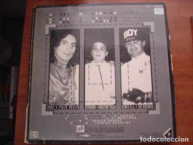 Discos de vinilo: Bravo & Djs Sex O Sentido - Foto 2