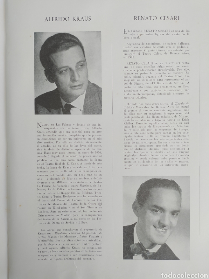 Discos de vinilo: 2LP Pablo Sorozabal 1958 - Foto 5