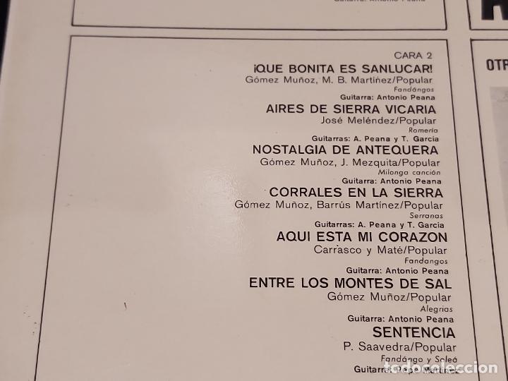 Discos de vinilo: NIÑA DE ANTEQUERA / MISMO TÍTULO / LP - COLUMBIA-1971 / MBC. ***/*** - Foto 5 - 287739673