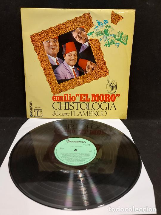 Discos de vinilo: EMILIO EL MORO / CHISTOLOGÍA DEL CANTE FLAMENCO / LP - DISCOPHON-1965 / MBC. ***/*** - Foto 2 - 287741573