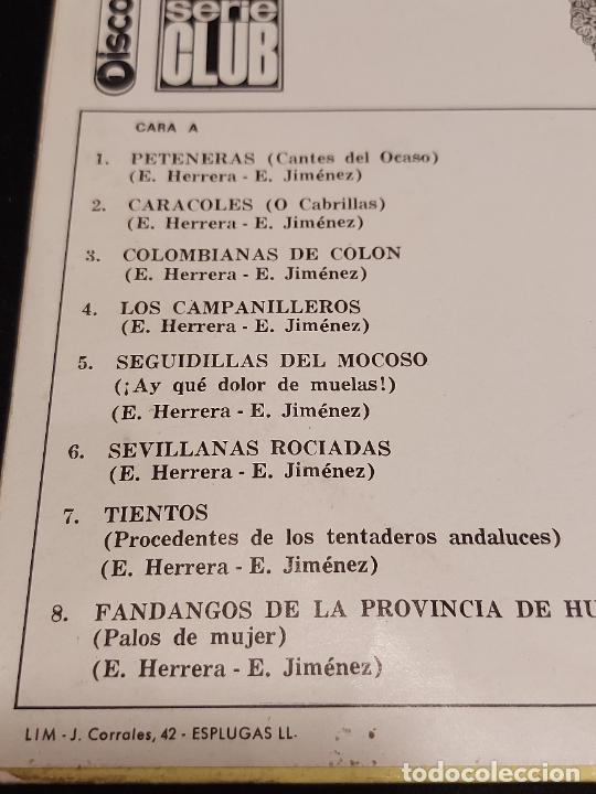 Discos de vinilo: EMILIO EL MORO / CHISTOLOGÍA DEL CANTE FLAMENCO / LP - DISCOPHON-1965 / MBC. ***/*** - Foto 4 - 287741573