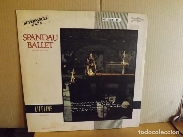 Discos de vinilo: SPANDAU BALLET ---- LIFELINE - MAXI SINGLE - Foto 1