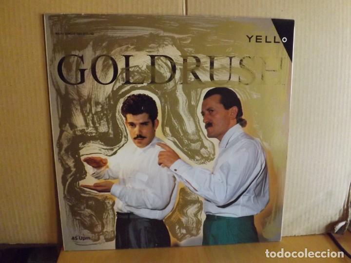 Discos de vinilo: YELLO --- GOLDRUSH - MAXI SINGLE - Foto 1