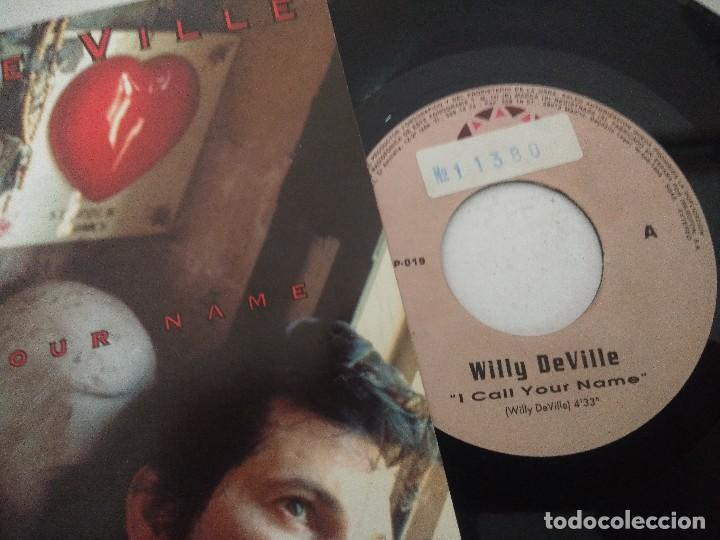 Discos de vinilo: SINGLE/WILLY DEVILLE/I CALL YOUR NAME. - Foto 2