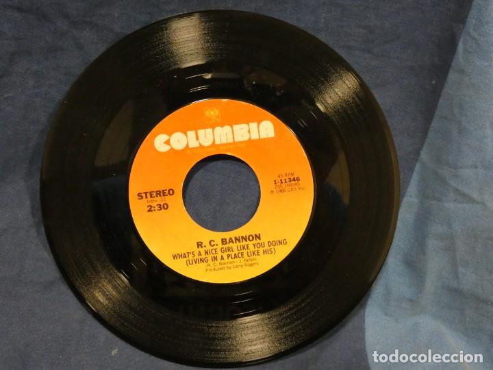 Dischi in vinile: BOXX129 SINGLE 7 PULGADAS USA ESTADO ACEPTABLE R.C. BANNON WHAT'S A NICE GIRL... - NEVER BE ANYONE..