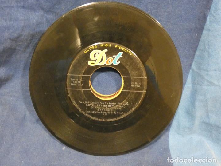 Dischi in vinile: BOXX129 SINGLE 7 PULGADAS USA ESTADO ACEPTABLE PAT BOONE LOVE LETTER IN THE SAND - BERNARDINE