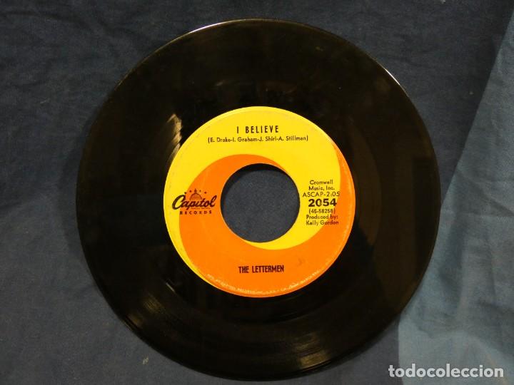 Dischi in vinile: BOXX129 SINGLE 7 PULGADAS USA ESTADO ACEPTABLE LETTERMEN I BELIVE - GOING OUT OF MY HEAD