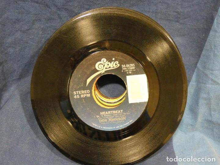 Dischi in vinile: BOXX129 SINGLE 7 PULGADAS USA ESTADO ACEPTABLE DON JOHNSON HEARTBEAT - CANT TAKE YOUR MEMORY