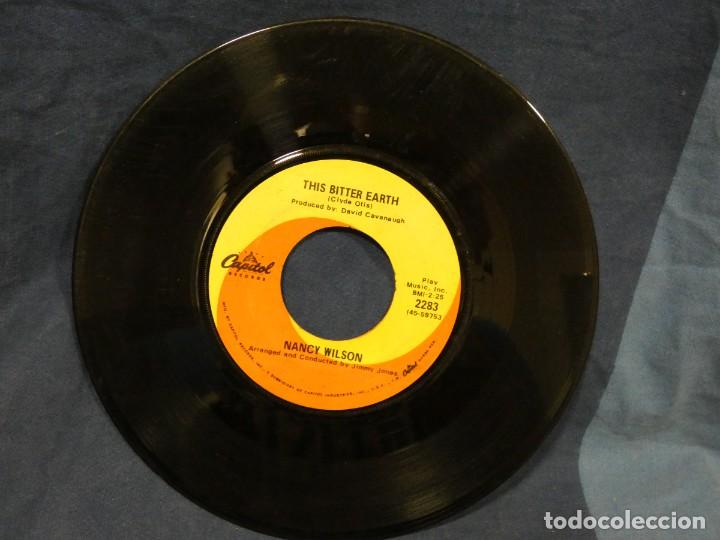 Vinyl records: BOXX129 SINGLE 7 PULGADAS USA ESTADO ACEPTABLE NANCY WILSON PEACE OF MIND - THIS BITTER EARTH