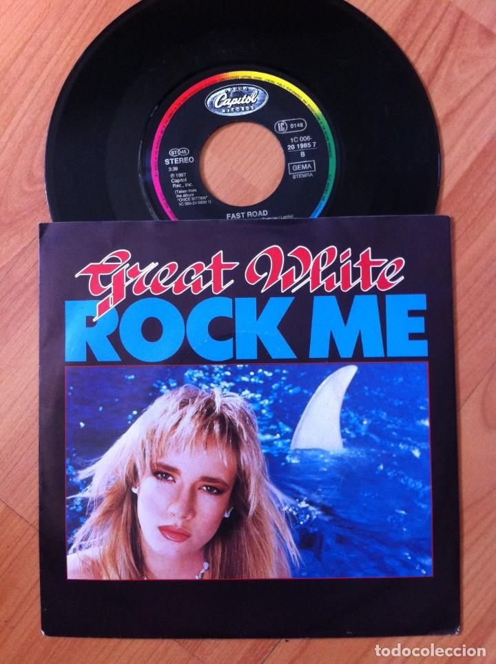 Discos de vinilo: GREAT WHITE `Rock me&acute; - Foto 1
