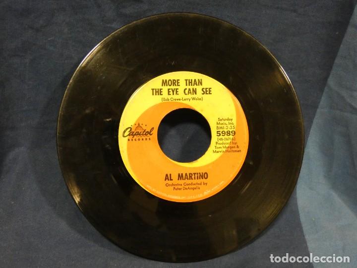 Vinyl-Schallplatten: BOXX129 SINGLE 7 PULGADAS USA ESTADO ACEPTABLE Al Martino red is red- More eye can see