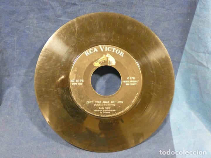 Disques de vinyle: BOXX129 SINGLE 7 PULGADAS USA ESTADO ACEPTABLE EDDIE FISHER SONG OF THE DREAMER DONT STAY AWAY