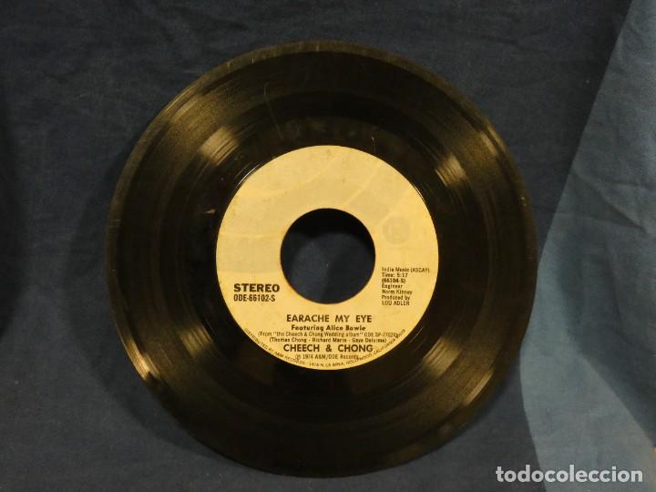Discos de vinilo: BOXX129 SINGLE 7 PULGADAS USA ESTADO ACEPTABLE CHEECH AND CHONG EARACHE IN MY EYE