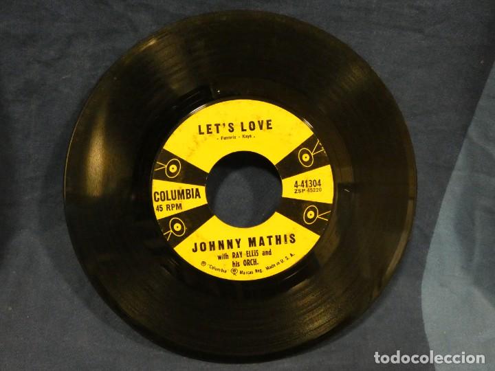 Discos de vinilo: BOXX129 SINGLE 7 PULGADAS USA ESTADO ACEPTABLE JOHNNY MATIS YOU ARE BEAUTIFUL LET&acute;S LOVE