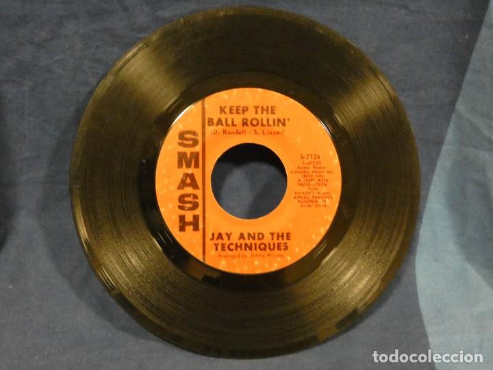 Discos de vinilo: BOXX129 SINGLE 7 PULGADAS USA ESTADO ACEPTABLE JAY TECHNIQUES HERE WE GO AGAIN KEEP THE BALL ROLLIN