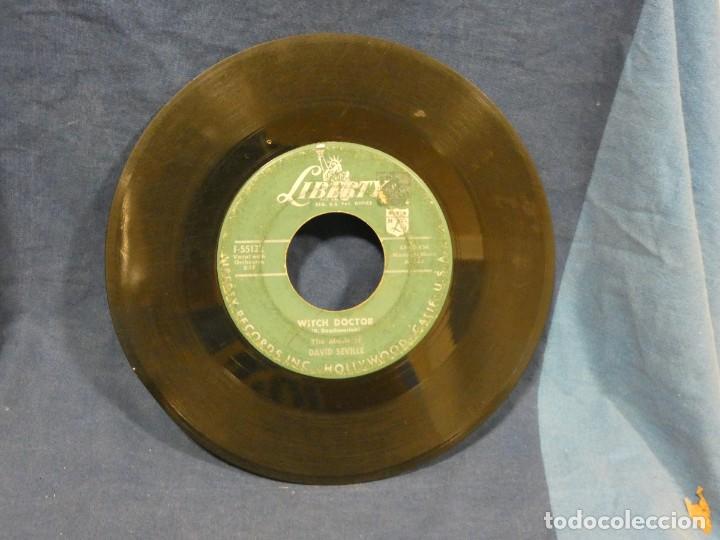 Discos de vinilo: BOXX129 SINGLE 7 PULGADAS USA ESTADO ACEPTABLE DAVID SEVILLE WITCH DOCTOR PRESENTA LEVE DEFORMIDAD