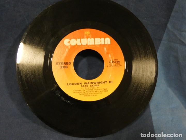 Discos de vinilo: BOXX129 SINGLE 7 PULGADAS LONDON WAINRIGHT III DEAD SKUNK NEEDLESS TO SAY