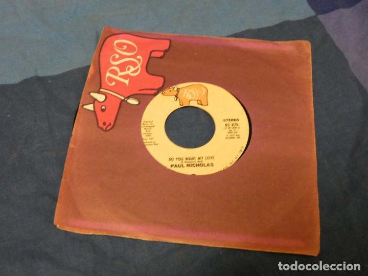 Discos de vinilo: BOXX129 SINGLE 7 PULGADAS USA PAUL NICHOLAS HEAVEN ON 7TH FLOOR DO YOU WANT MY LOVE