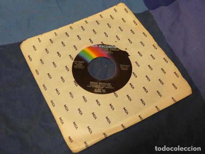 Vinyl-Schallplatten: BOXX129 SINGLE 7 PULGADAS USA ACEPTABLE: MERLE HAGGARD FROM GRACELAND TO THE PROMISED LAND