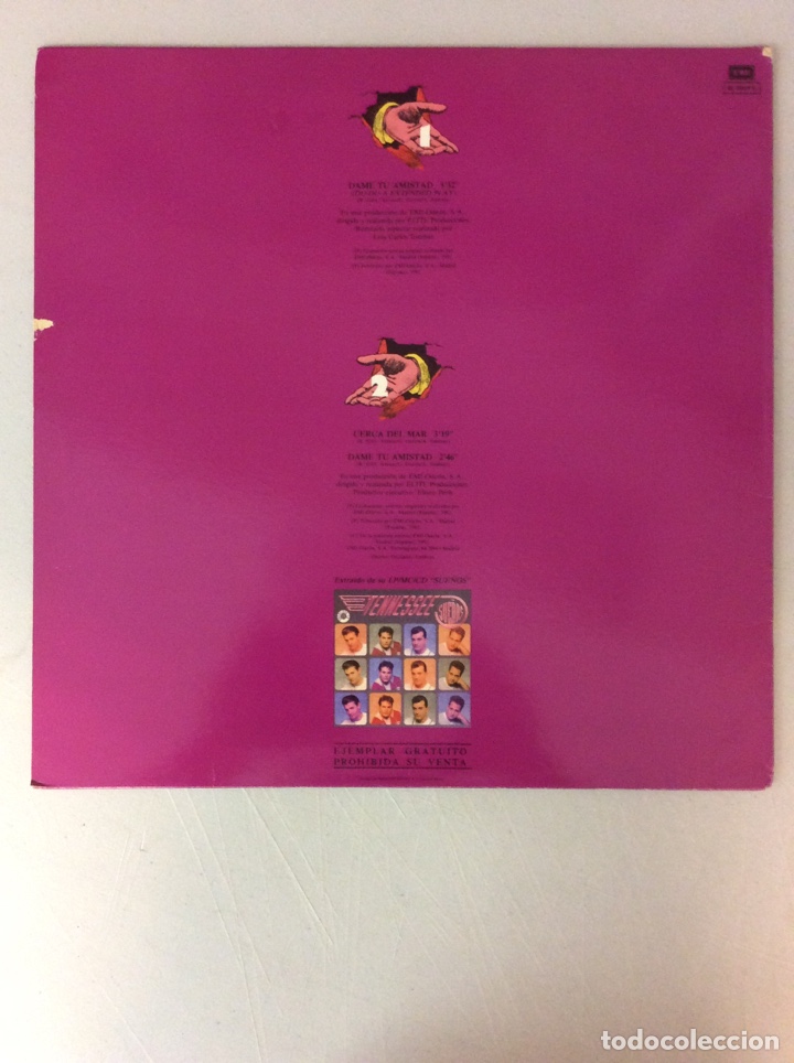 Discos de vinilo: Tennessee. Dame tu amistad - Foto 2