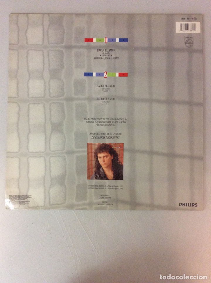 Discos de vinilo: Antonio Carbonell. Hacer el amor - Foto 2