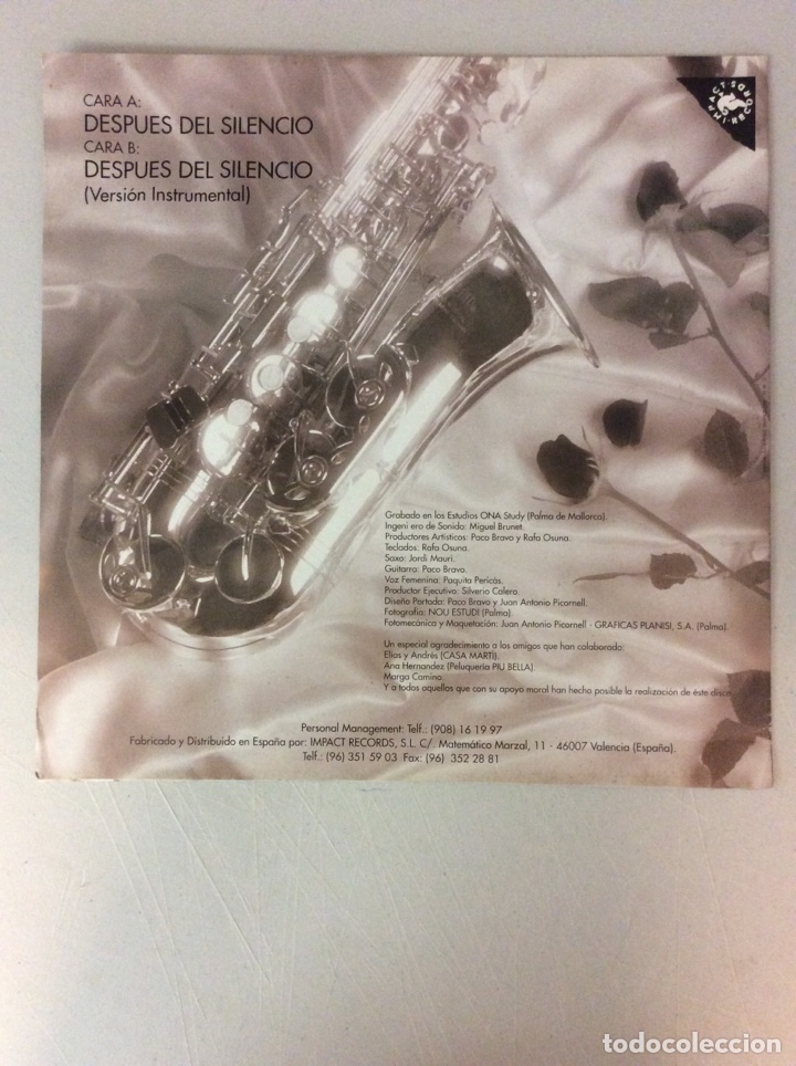 Discos de vinilo: Paco Bravo. Despu&eacute;s del silencio - Foto 2